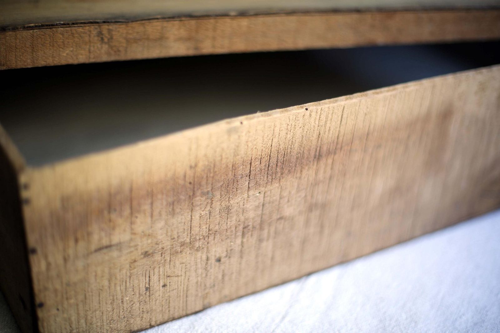 Antique Dress Box A Pygmalion Paris Store Large French Wooden Advertising Storage Box photo vinterior