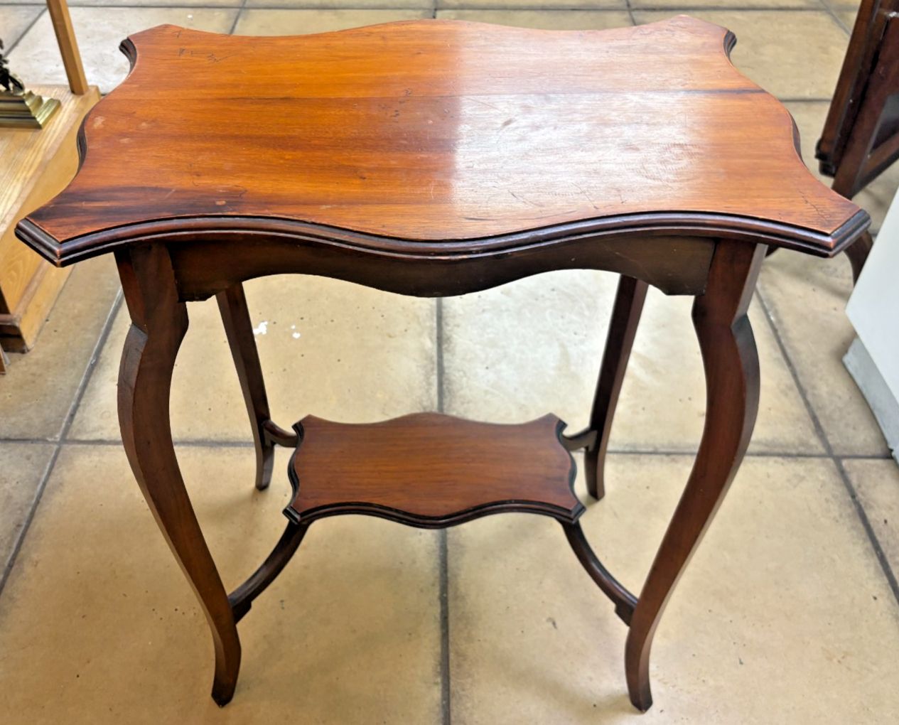 Early 20th Century Mahogany Hall Table As Found