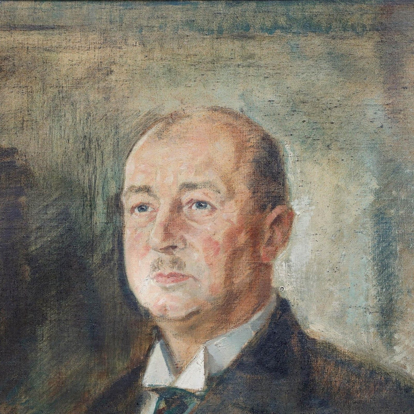 Peter Hirsch (1889 1978) 1927 Oil, Portrait Of Mr Otto Brandt photo 450.0