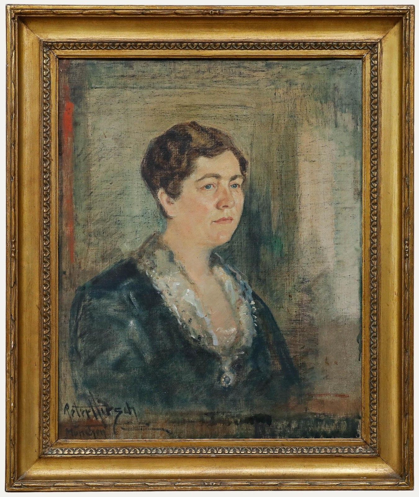 Peter Hirsch (1889 1978) 1927 Oil, Mrs Frau Brandt