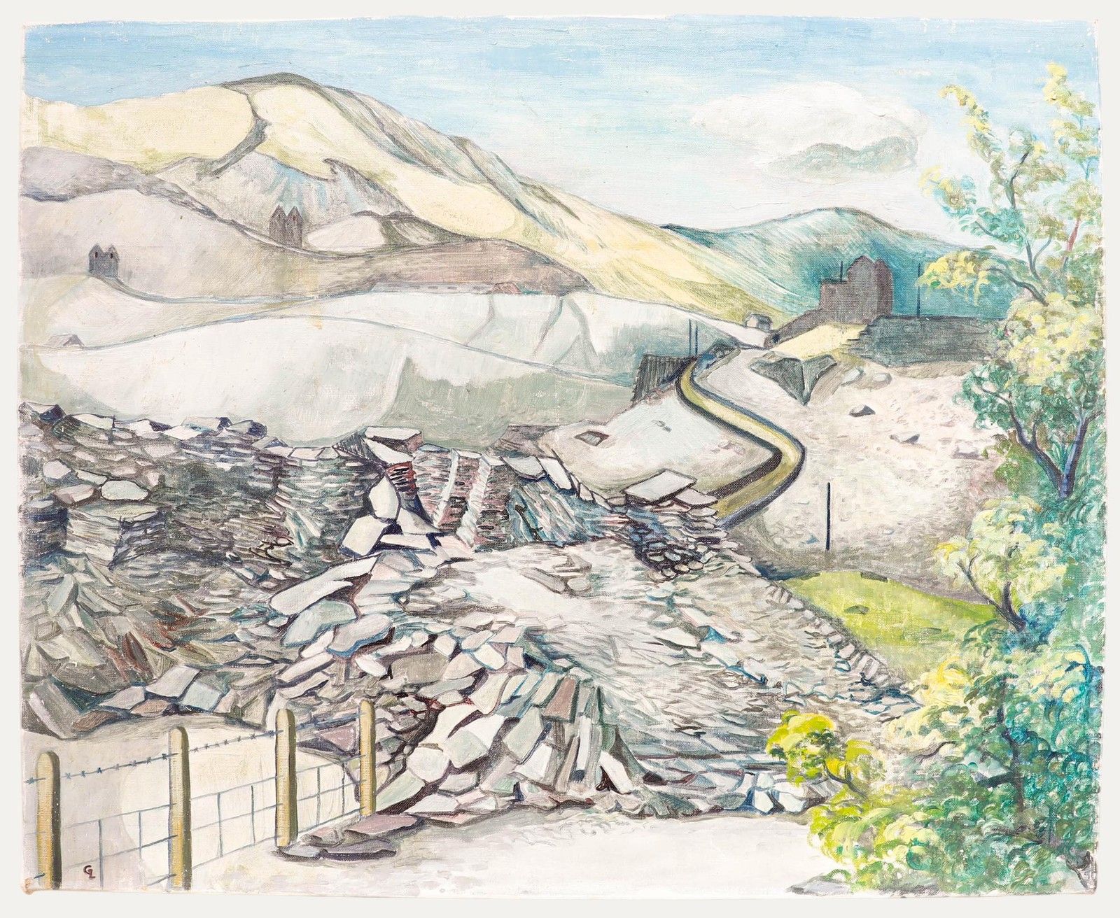 Grace Larner (1926 2022) 20th Century Oil, Llechwedd Slate Quarries