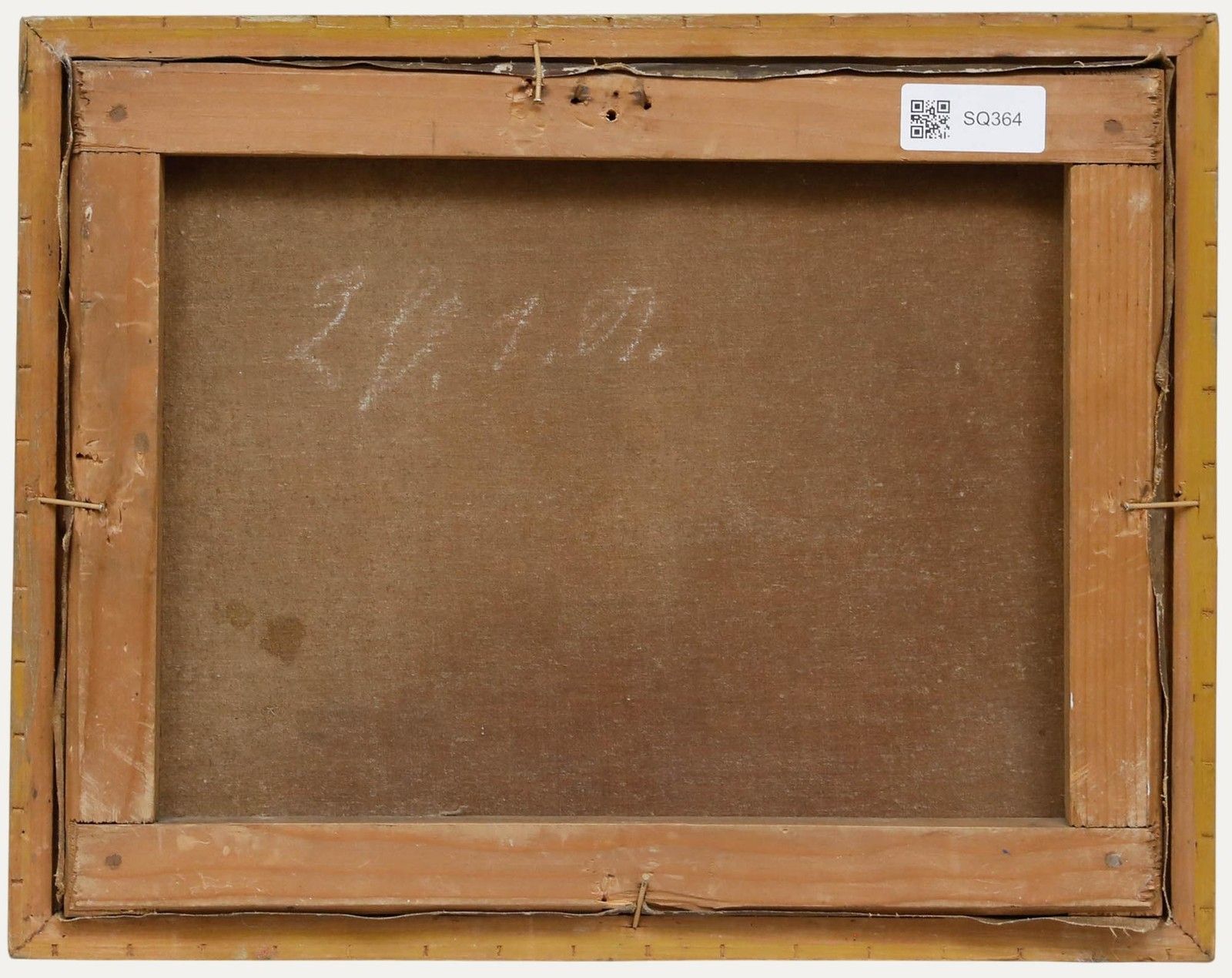 Late 19th Century Oil Moses Striking The Rock photo for sale