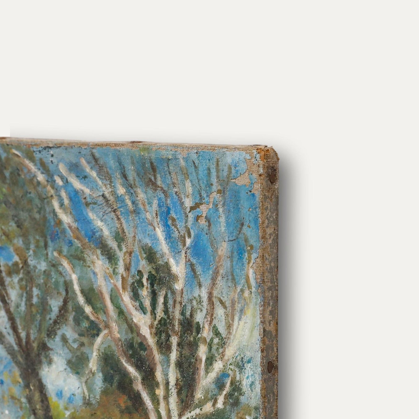 Elaine Blamey Mid 20th Century Oil, Autumn Time II photo 195.0
