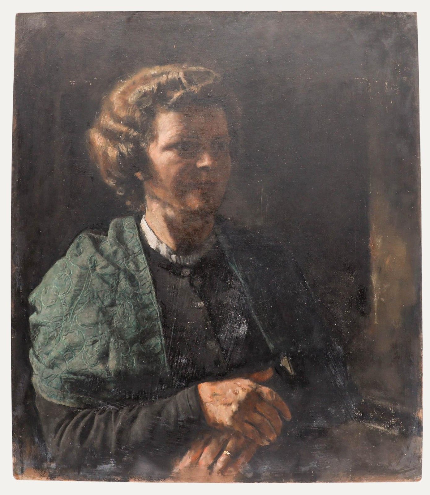George Weissbort (1928 2013) 20th Century Oil, An Elegant Lady