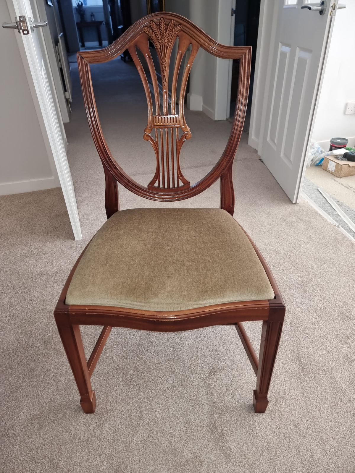 Dining Table And 10 Chairs, 19th Century   Chippendale Style photo vintage