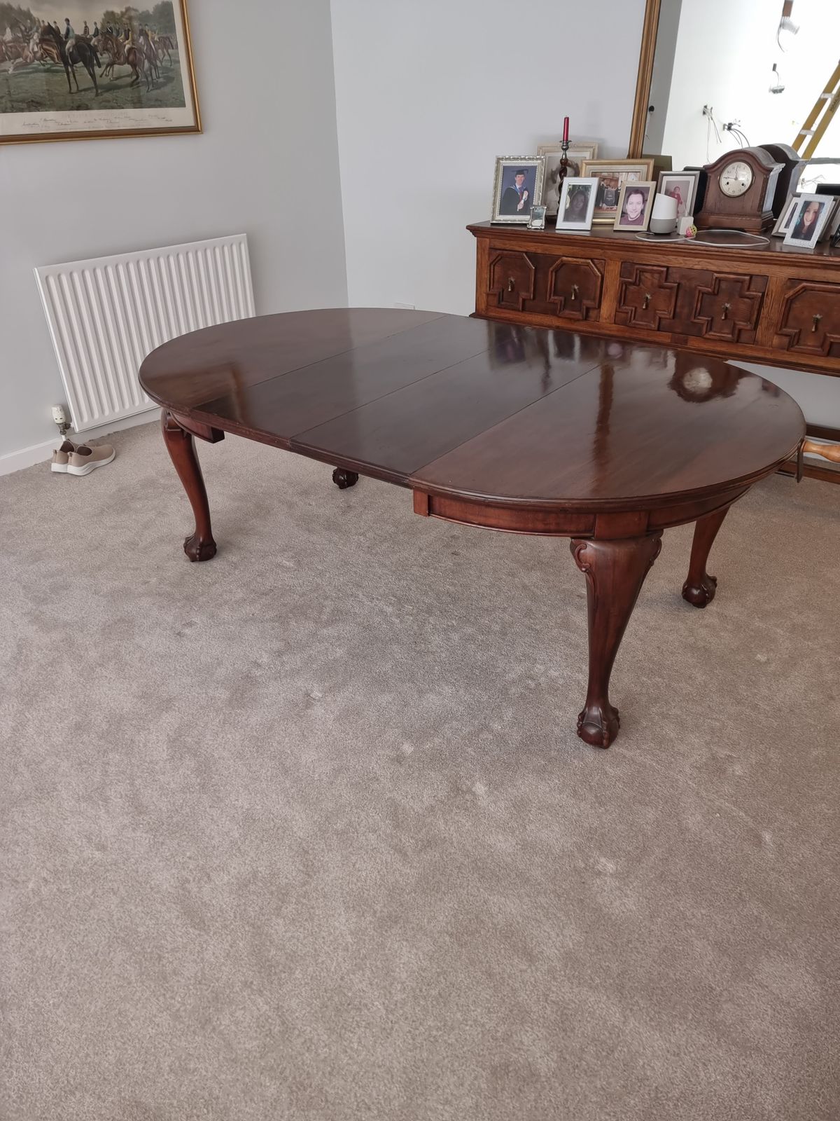 1100.0 Dining Table And 10 Chairs, 19th Century   Chippendale Style photo