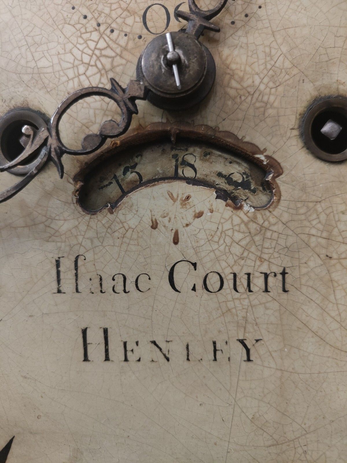 Antique Longcase Grandfather Clock Isaac Court Of Henley In Arden photo 650.0