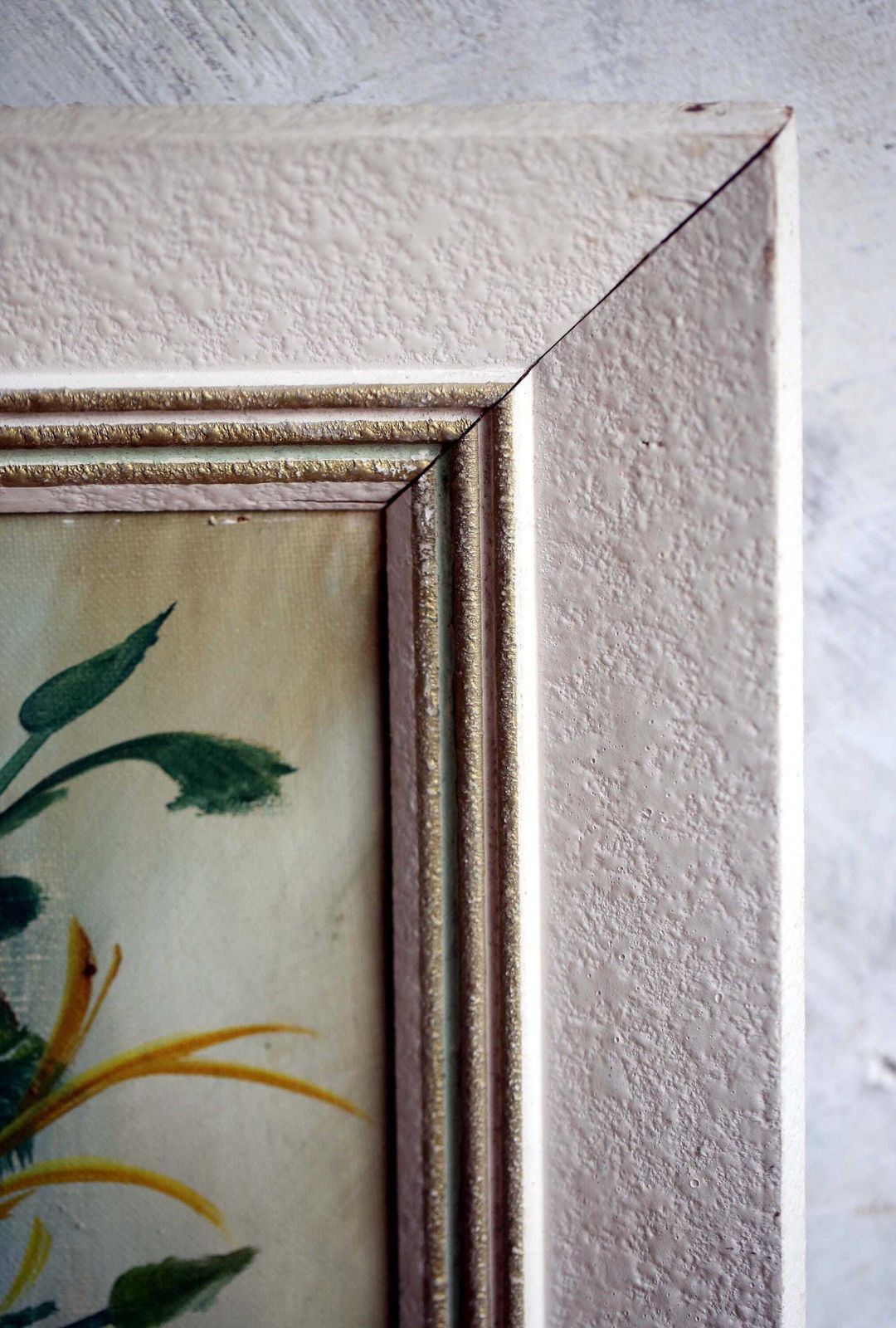 French Floral Oil Painting Canvas Art Flowers Framed Vintage Still Life Signed photo 114.0