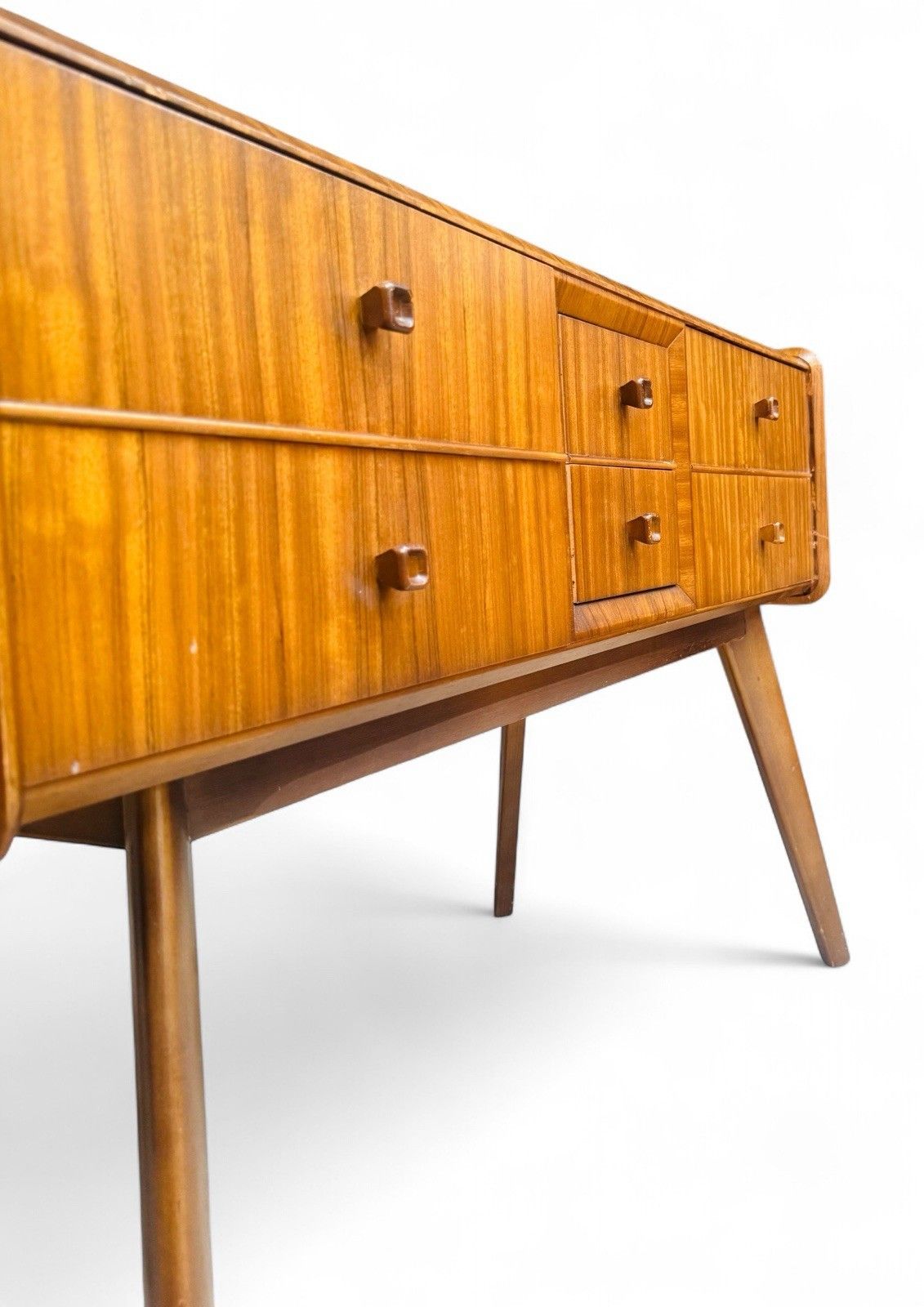 photo for sale Homeworthy Walnut Chest Of Drawers Mid Century Retro C1960s Rare