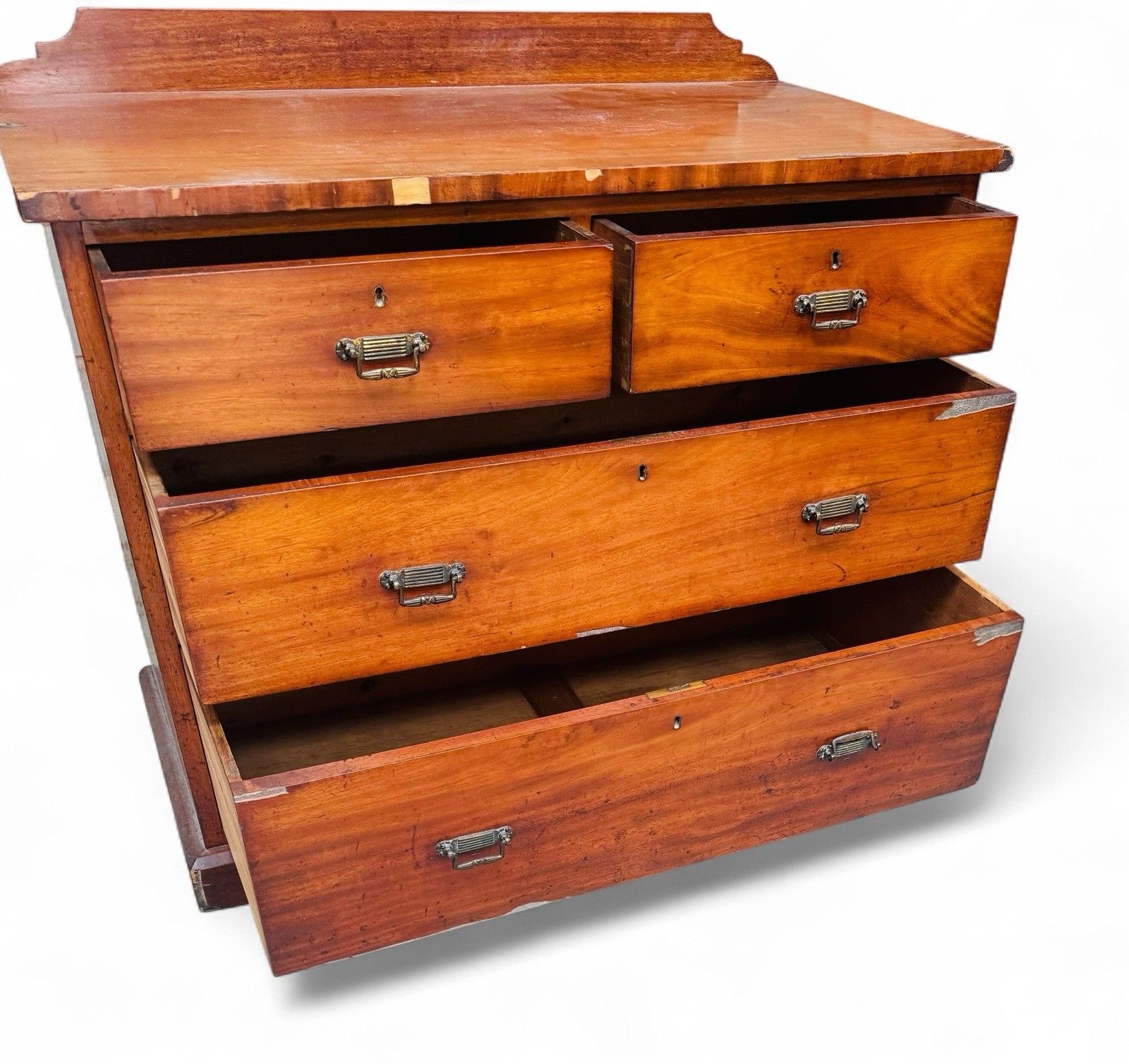 Antique Mahogany Chest Of Drawers Project photo for sale