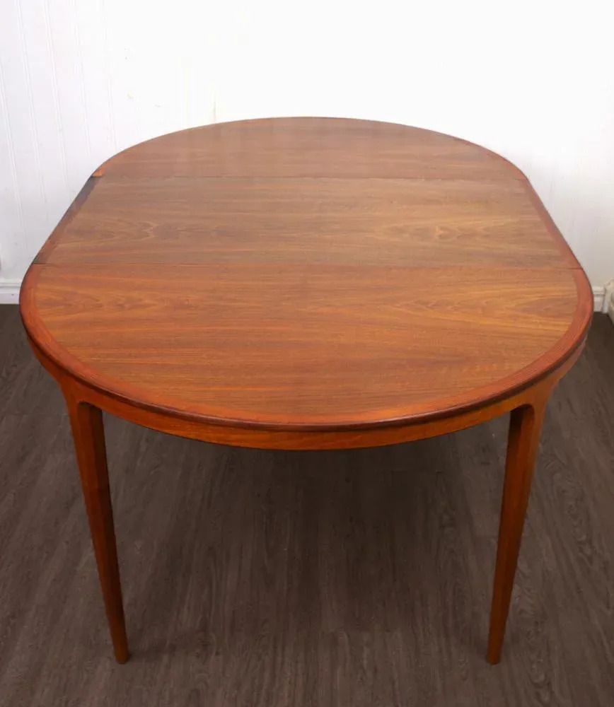 Swedish Teak Dining Table "Facett" By Bertil Fridhagen For Bodafors, 1950s photo for sale