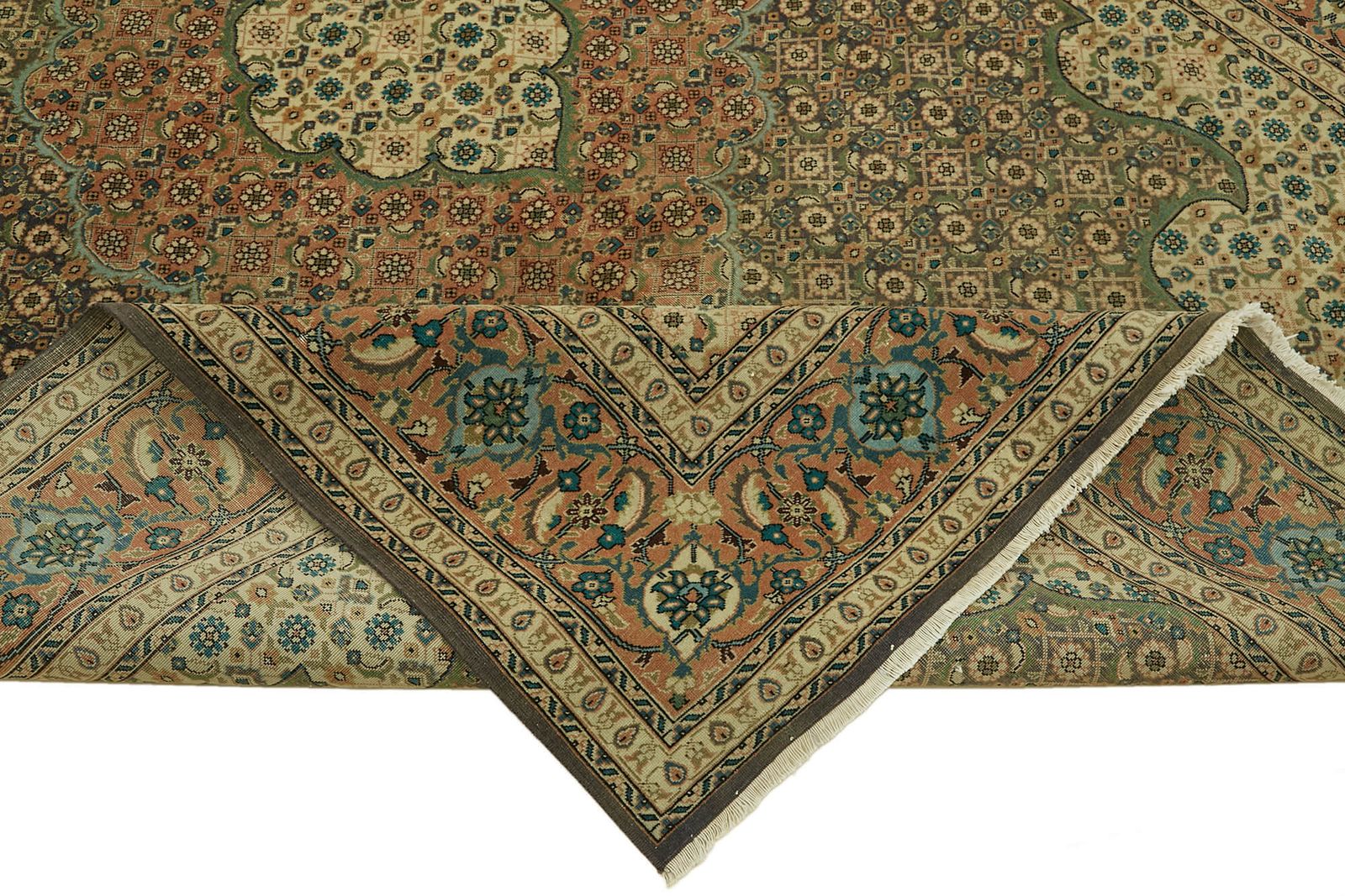 Handmade Beige Vintage Large Area Rug 197 Cm X 280 Cm photo vinterior