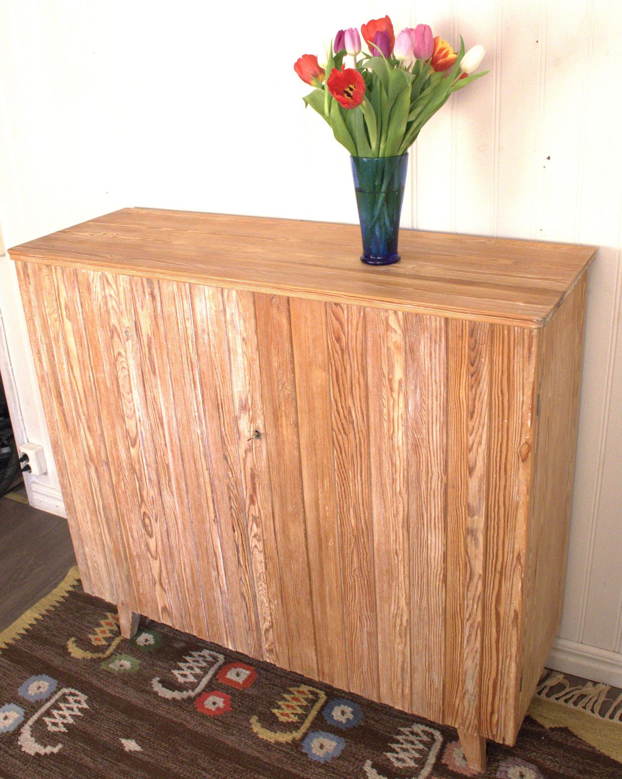 Swedish Pine Cabinet Attributed To Göran Malmvall For Karl Andersson & Söner Möbelfabrik Ab, 1940s photo furniture