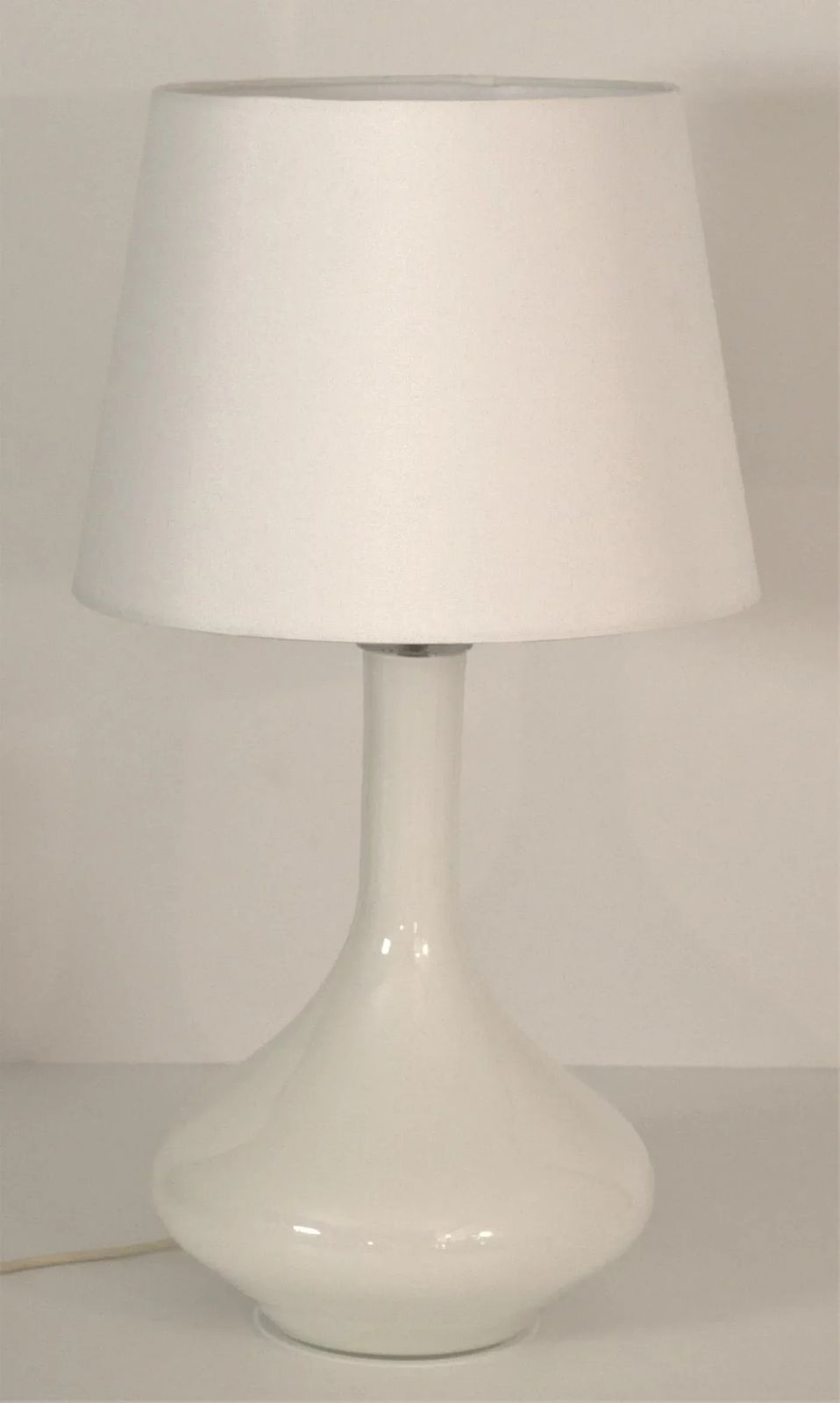 Large Art Glass Table Lamp By Johansfors, Sweden, 1960s photo Lighting