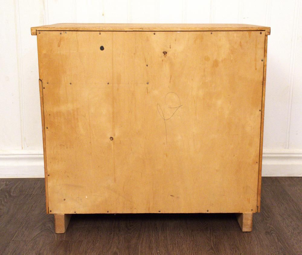 2750.0 Swedish Birch Bedside Tables From Bodafors, 1940s, Set Of 2 photo