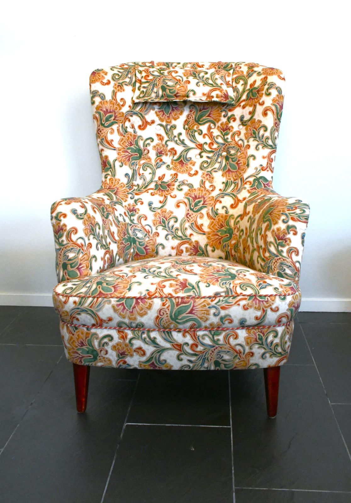 Furniture Midcentury Modern Swedish Lounge Chair, 1950s photo