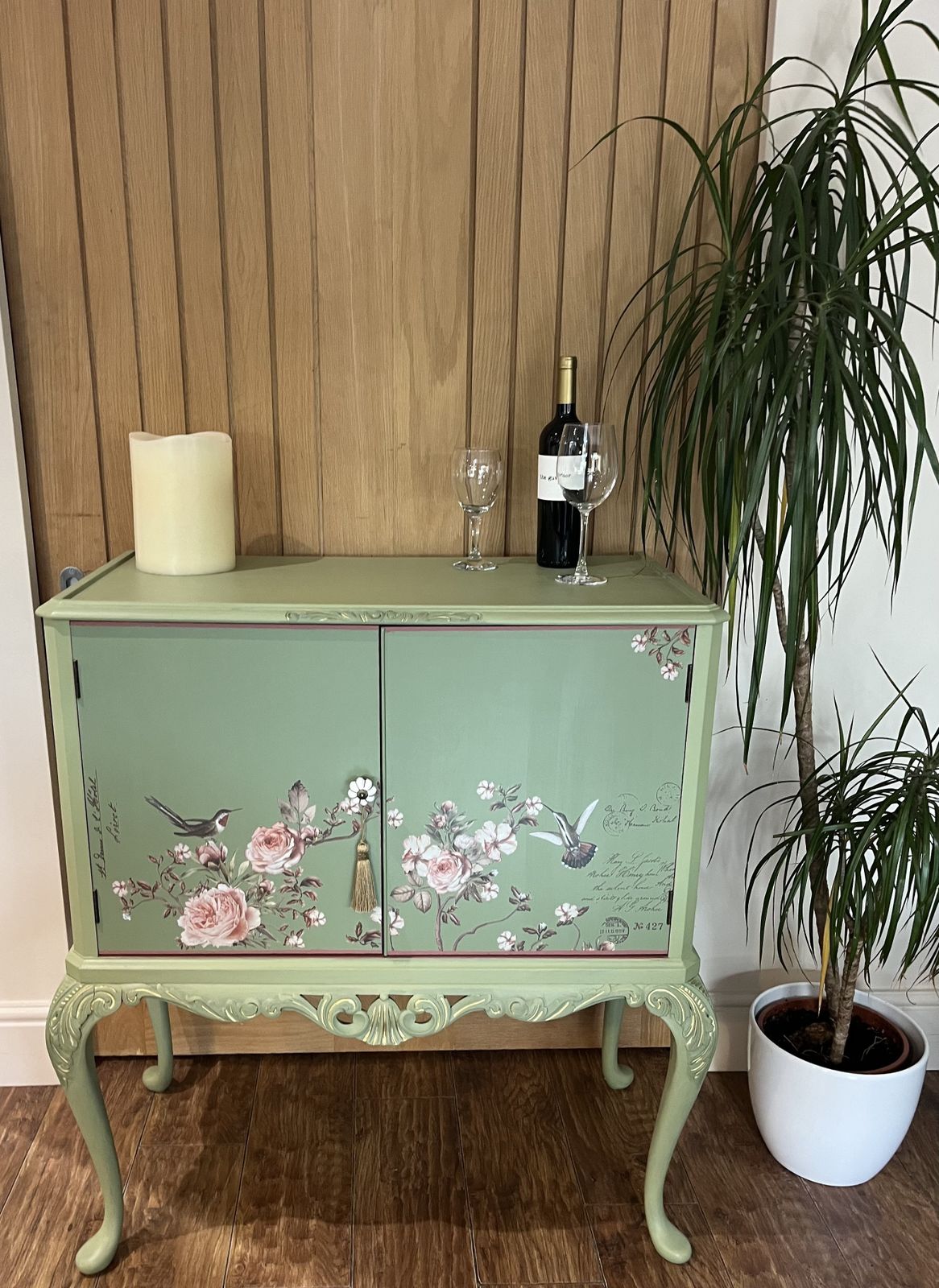 Stunning Unique Vintage French Style Cocktail Cabinet photo buy