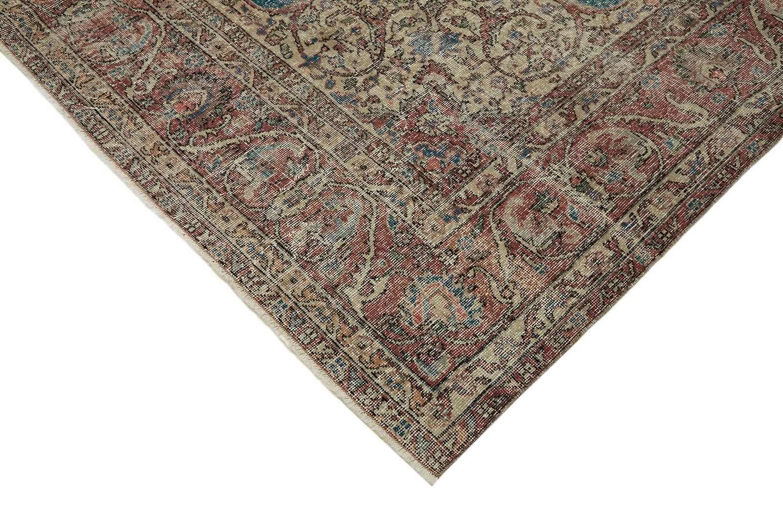 Handmade Beige Vintage Large Area Rug 265 Cm X 382 Cm photo Textiles