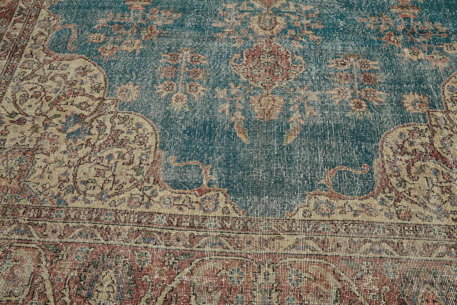 photo for sale Handmade Beige Vintage Large Area Rug 265 Cm X 382 Cm