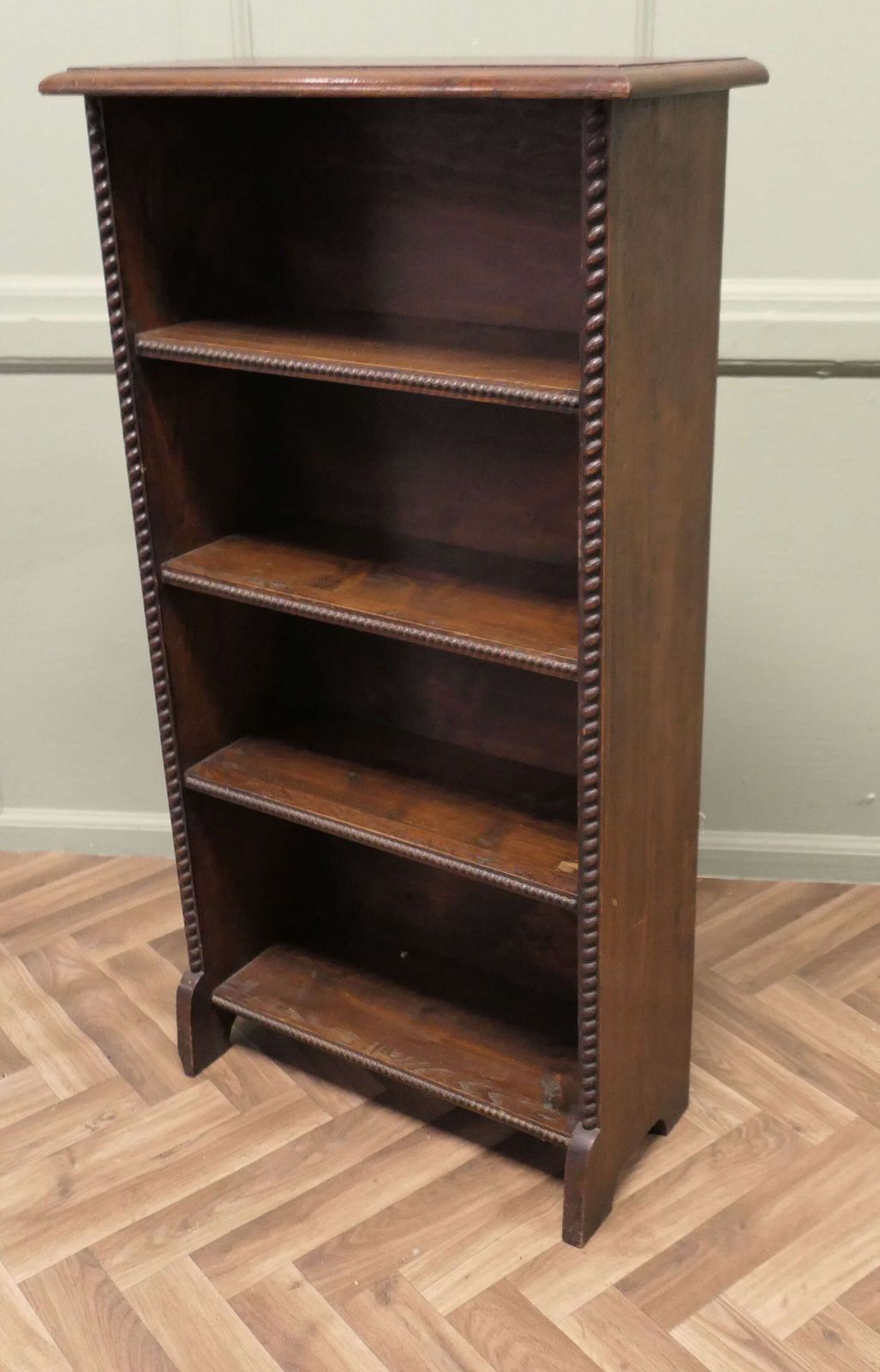 A Good Early 20th Century Open Oak Bookcase photo buy