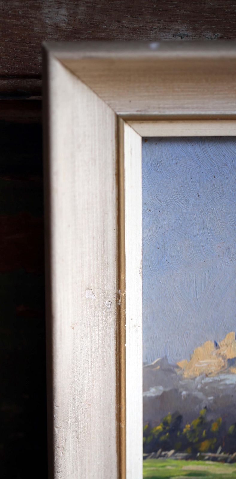 photo furniture Original Vintage Oil Painting Floral Flowers Picture Still Life