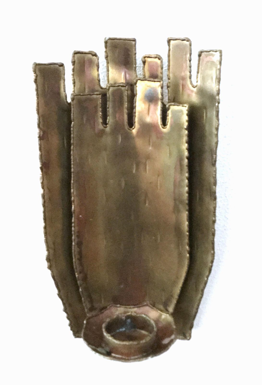 Brutalist Swedish Brass Sconces The Elephant By Claes Giertta, 1980s, Set Of 2 photo vinterior