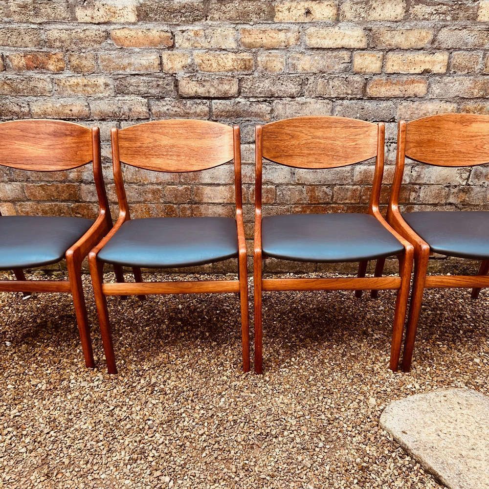 Danish Rosewood Dining Chairs, C.1960 – Set Of Four photo furniture