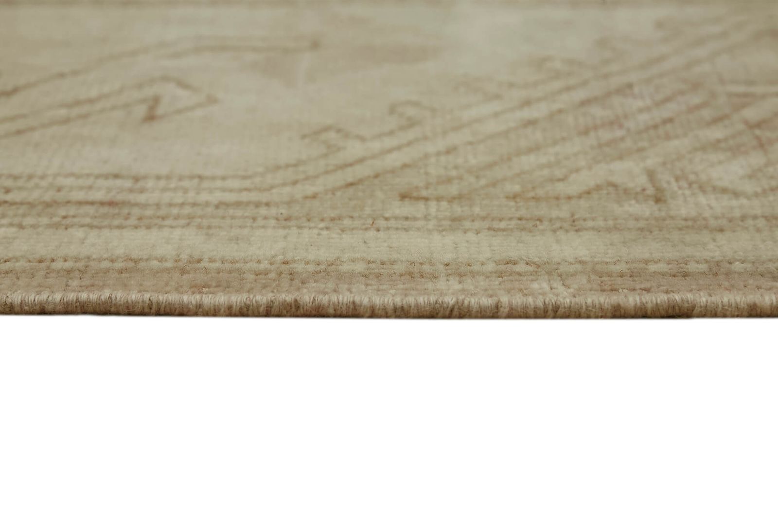Handmade Beige Vintage Large Area Rug 263 Cm X 372 Cm photo vintage