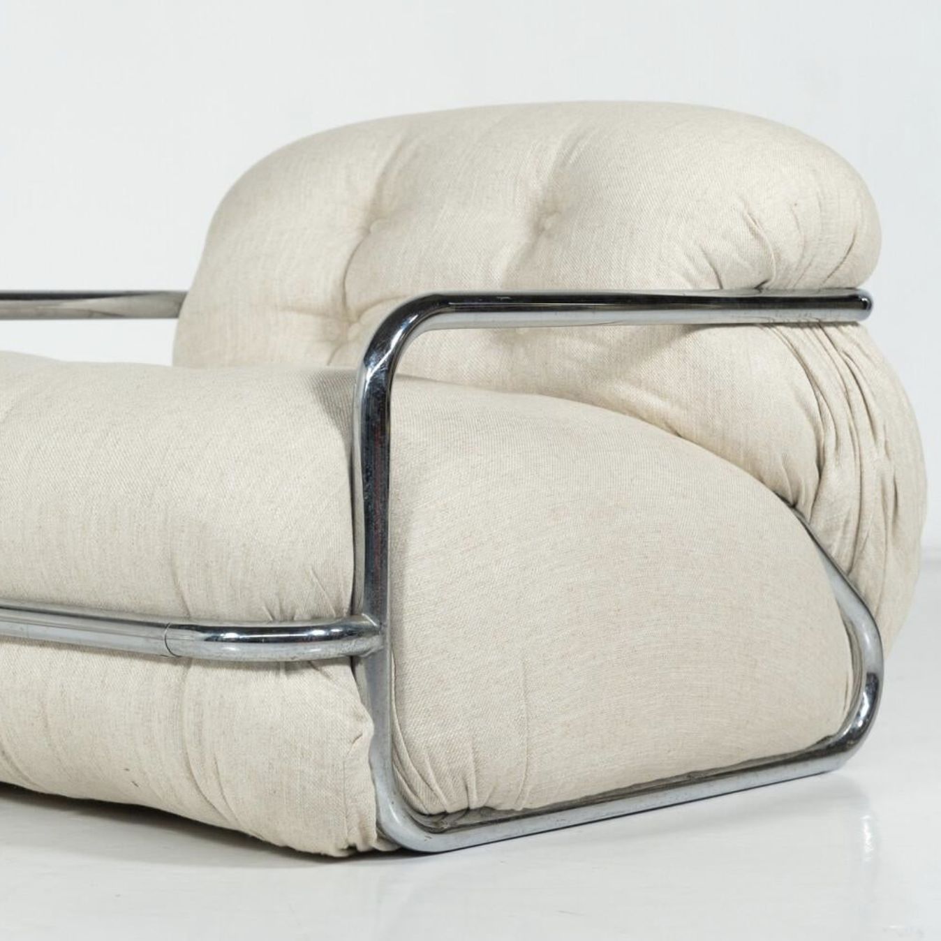 Pair Of Armchairs By Mario Sabot, Italy, 1970s – New Upholstery photo for sale