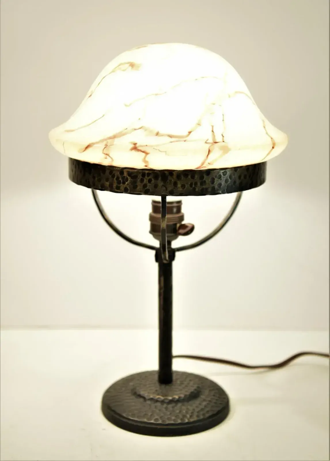 Art Nouveau Table Lamp From Jugendstil, Sweden, 1915s photo for sale