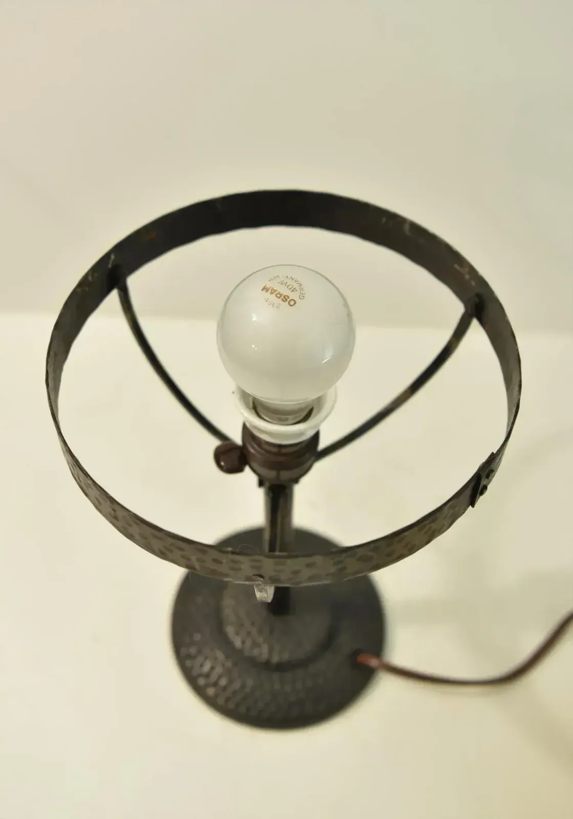 Art Nouveau Table Lamp From Jugendstil, Sweden, 1915s photo vintage