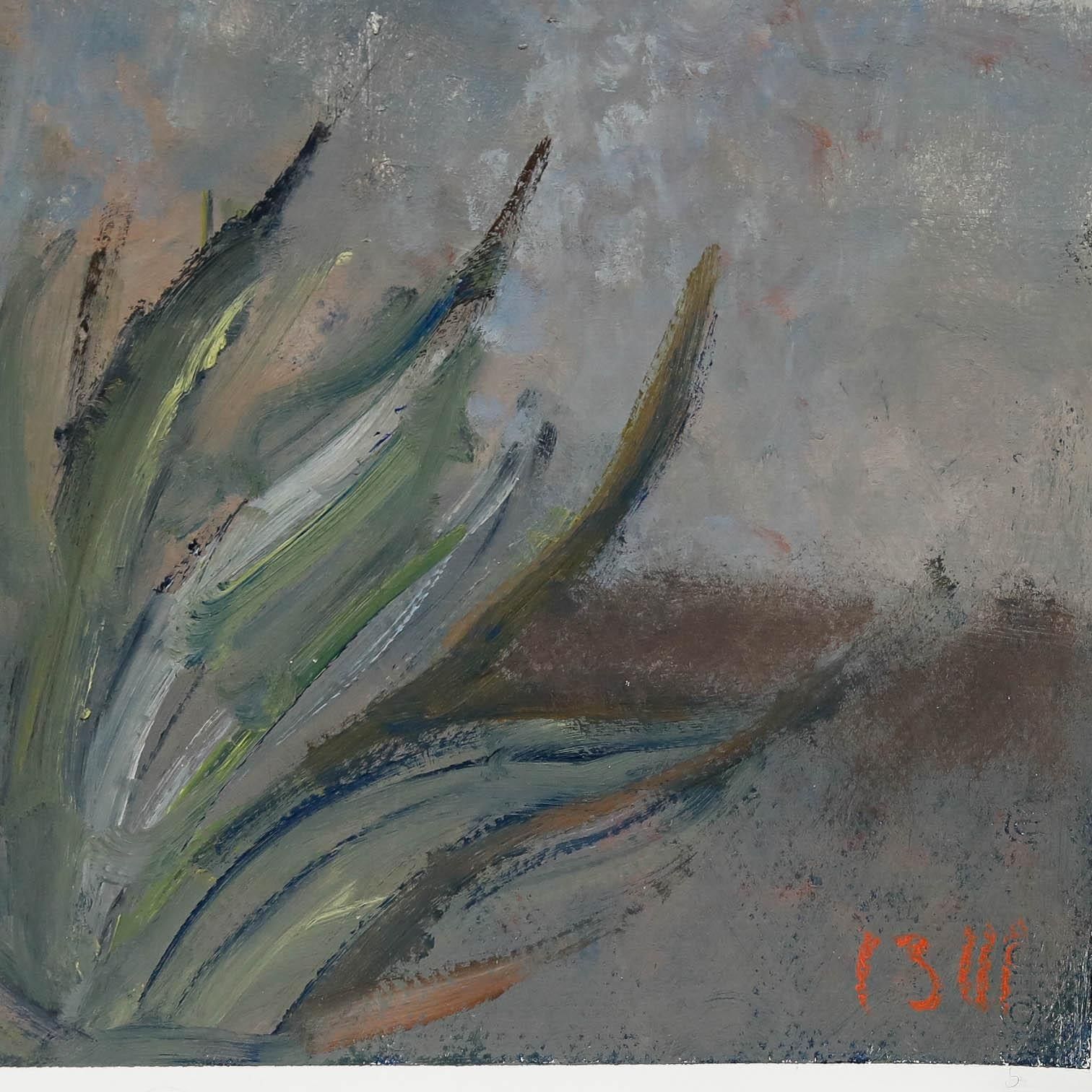 Bernard Myers (1925 2007) Contemporary Oil, Valley View I photo Art
