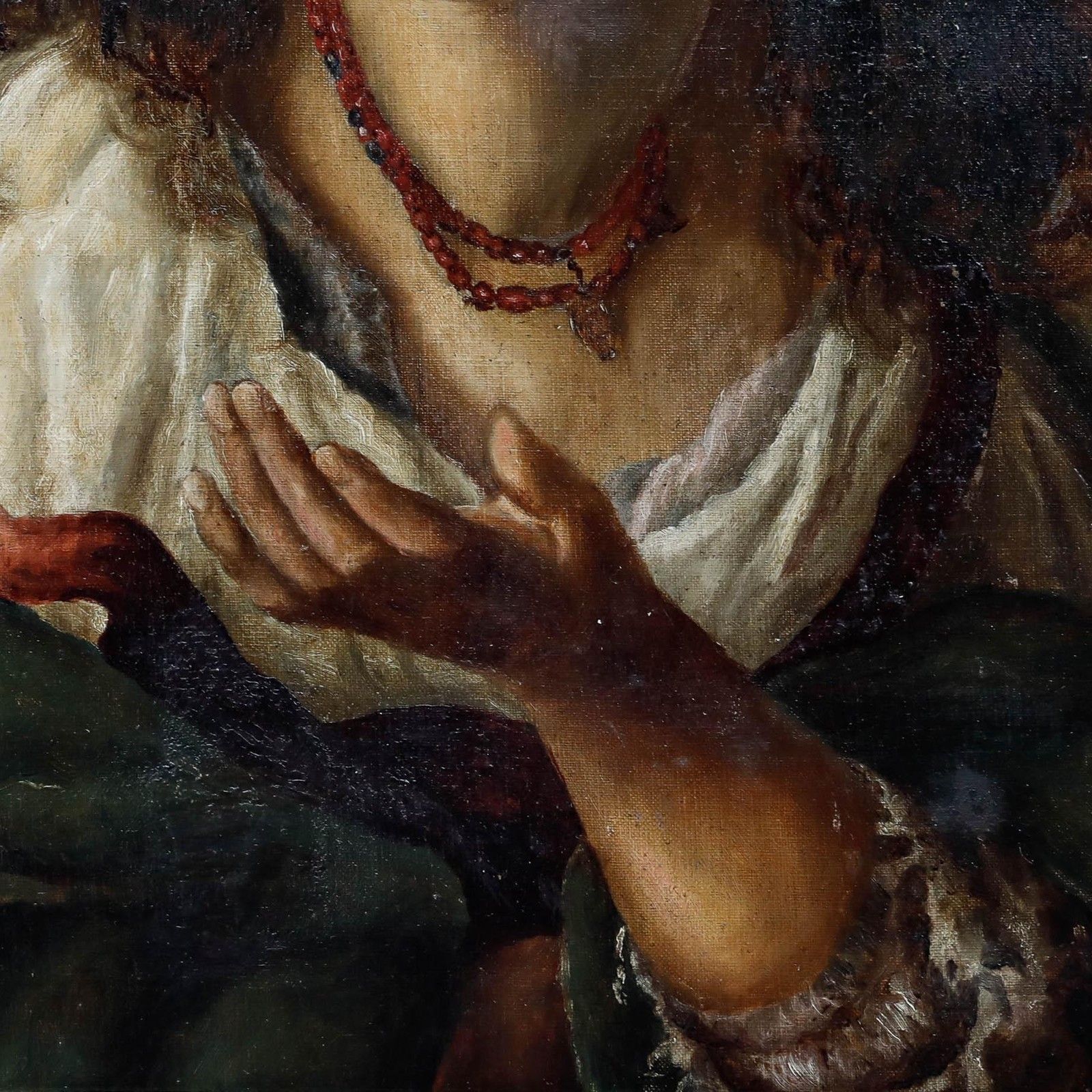 K. Mellor After Nathaniel Schmitt 19th Century Oil, The Gypsy Girl photo Art
