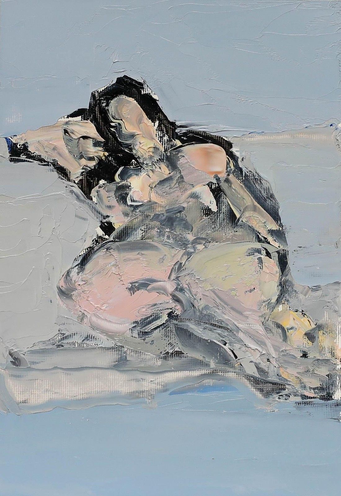 Bernard Myers (1925 2007) 20th Century Oil, Nude III photo furniture