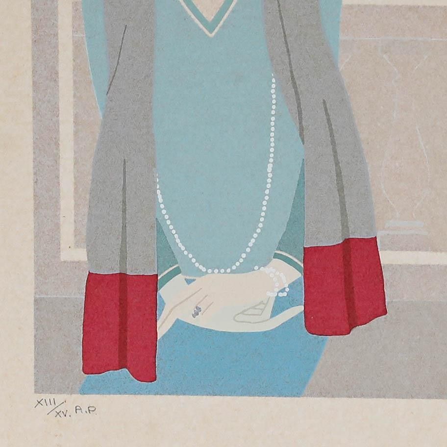 Linda Hill (B.1961) 20th Century Silkscreen, Thinking Of Jean photo for sale