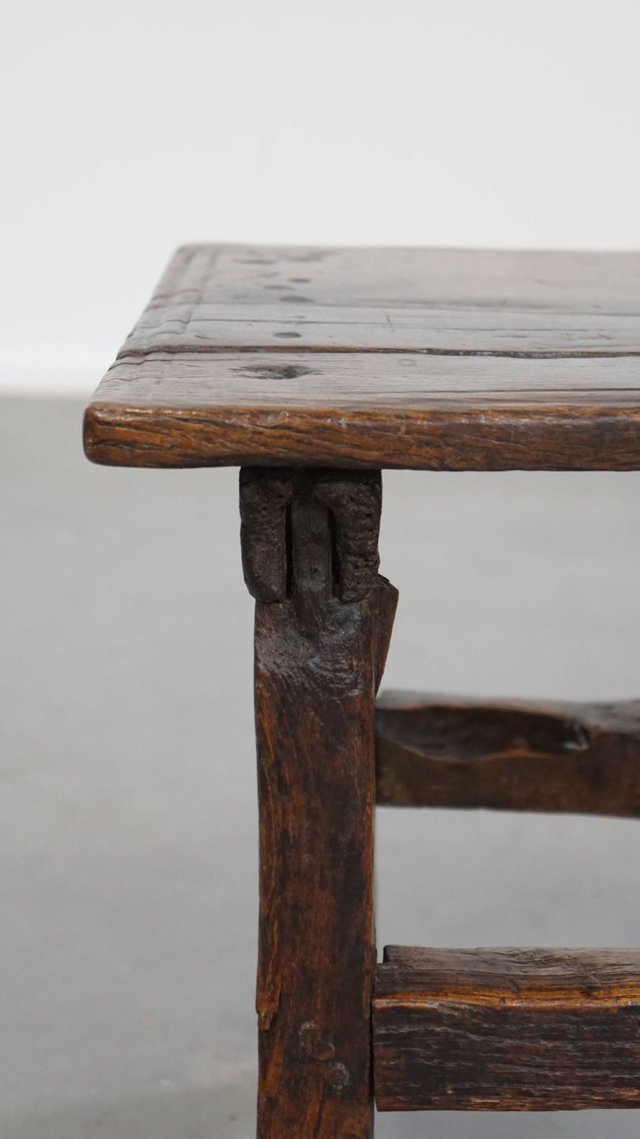Unique Antique Spanish Side Table/Stool From The 16th Century With Beautiful Original Details photo buy