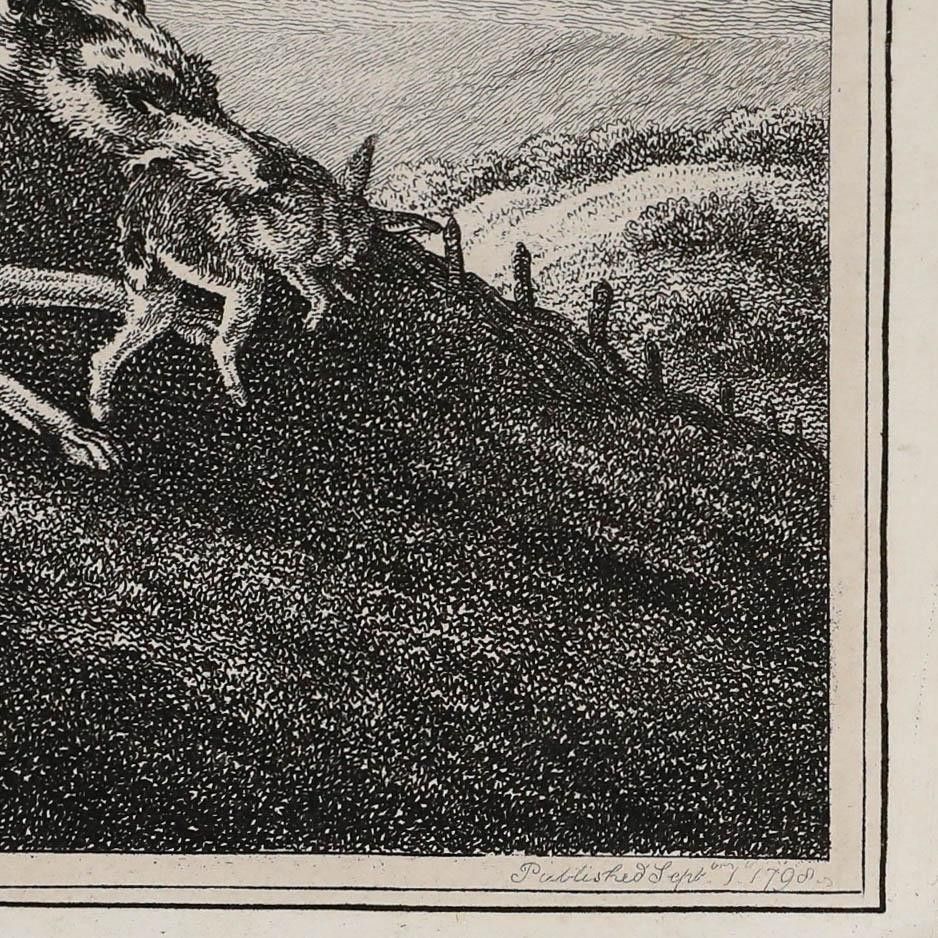 William Samuel Howitt (C.1765 1822) 19th Century Engraving, The Lurcher photo for sale
