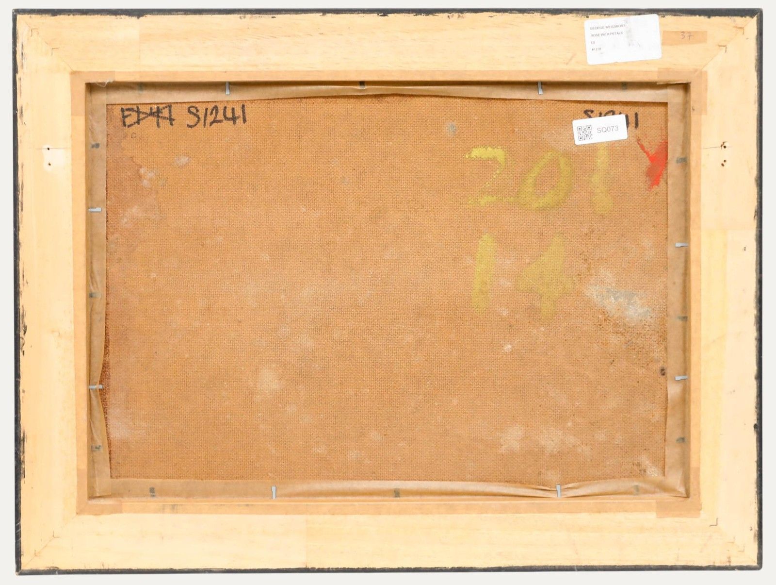 George Weissbort (1928 2013) Framed 1976 Oil, Still Life Of Roses & Petals photo for sale