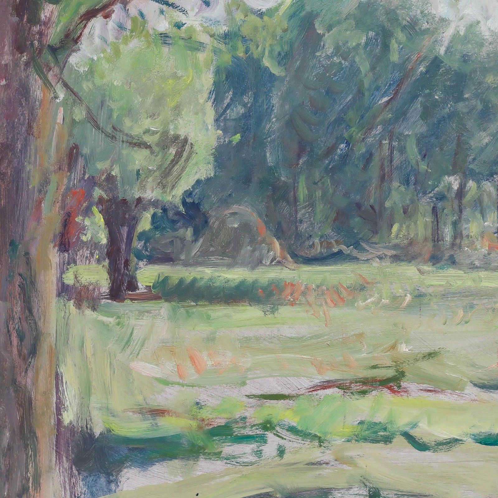 George Weissbort (1928 2013) 20th Century Oil, The Clearing photo Art
