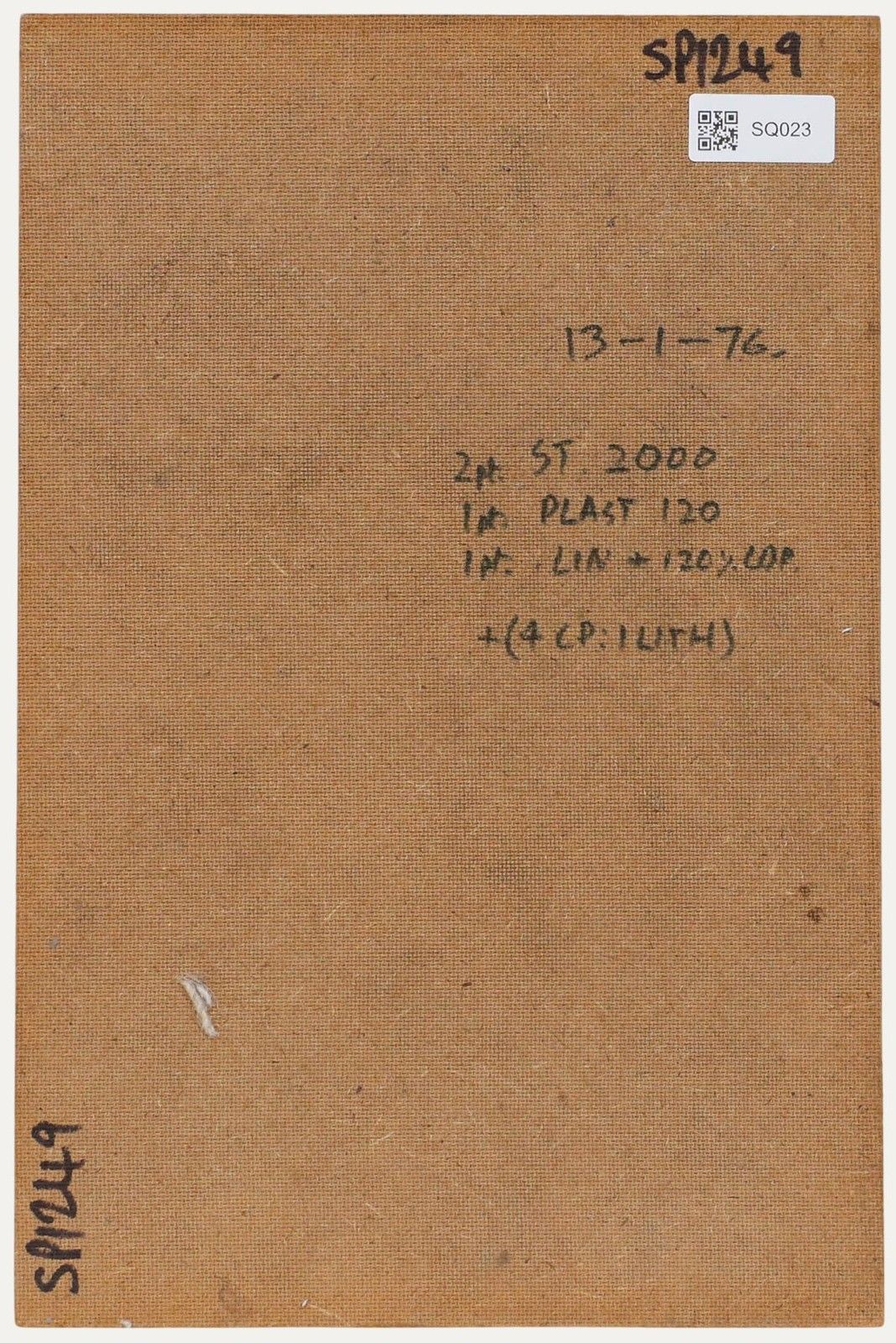 George Weissbort (1928 2013) 20th Century Oil, The Artist At Work photo for sale