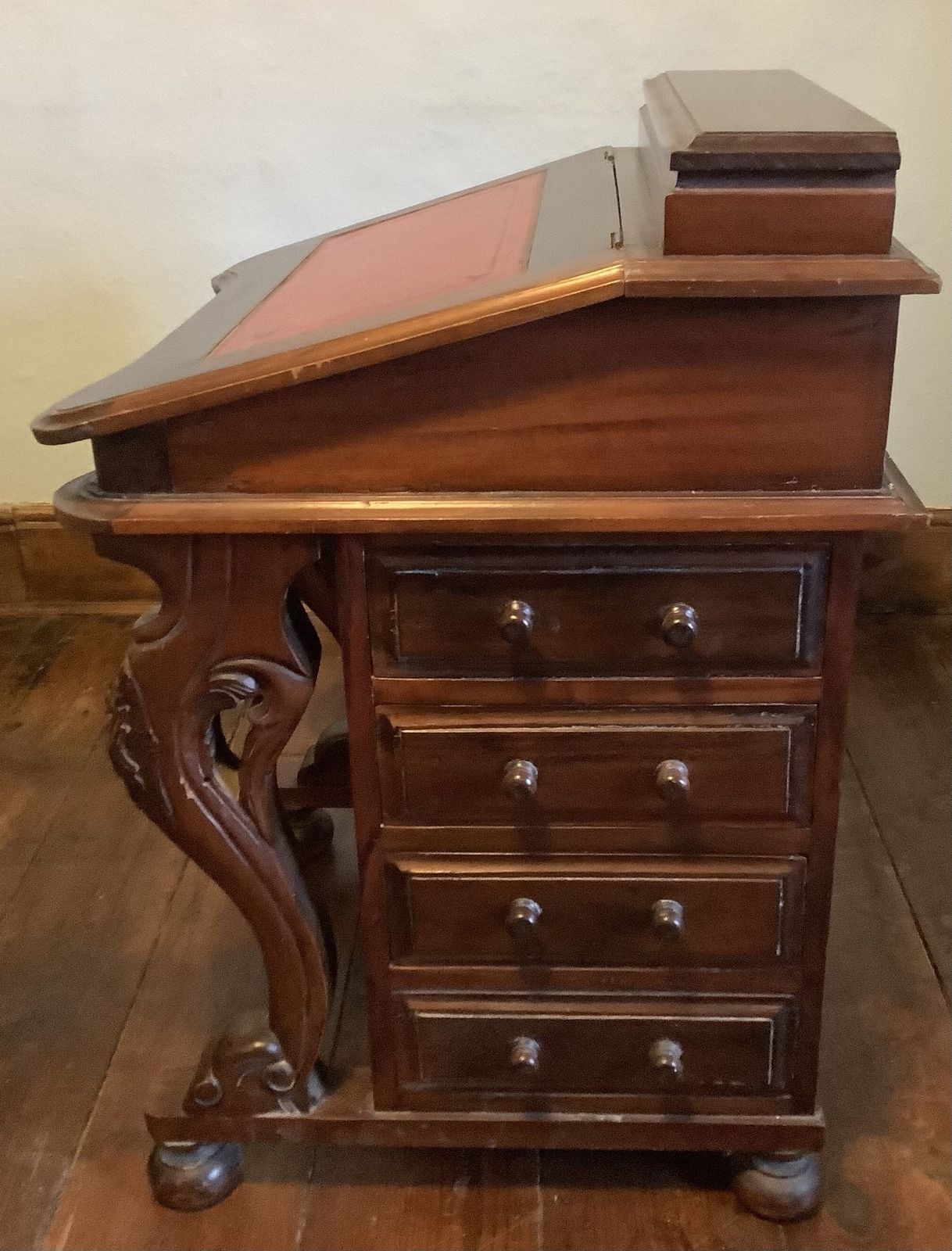 Victorian Mahogany Davenport Secretaire / Writing Desk photo 650.0