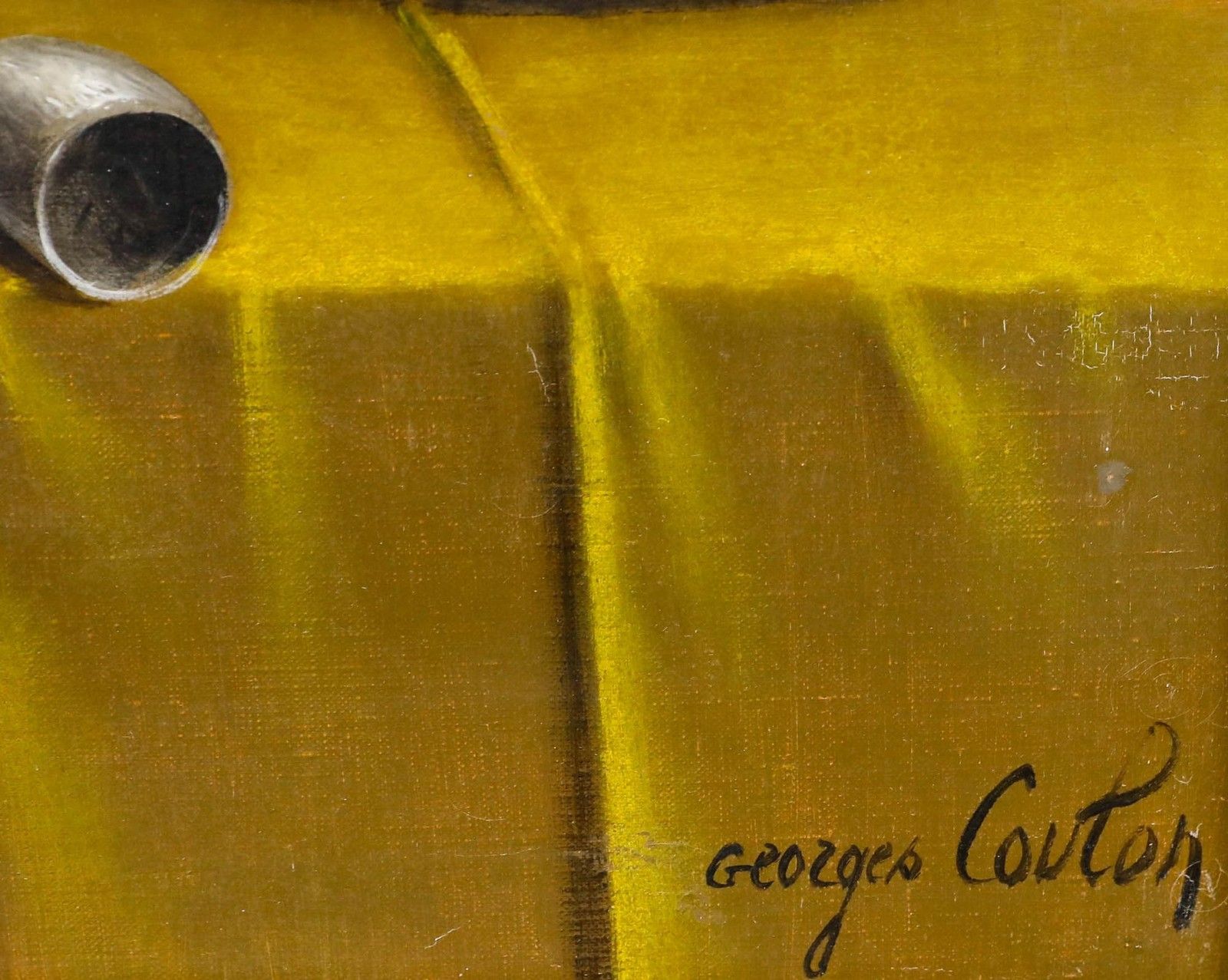 George David Coulon (1823 1904) Mid 20th Century Oil, The Tobacco Pot photo vinterior