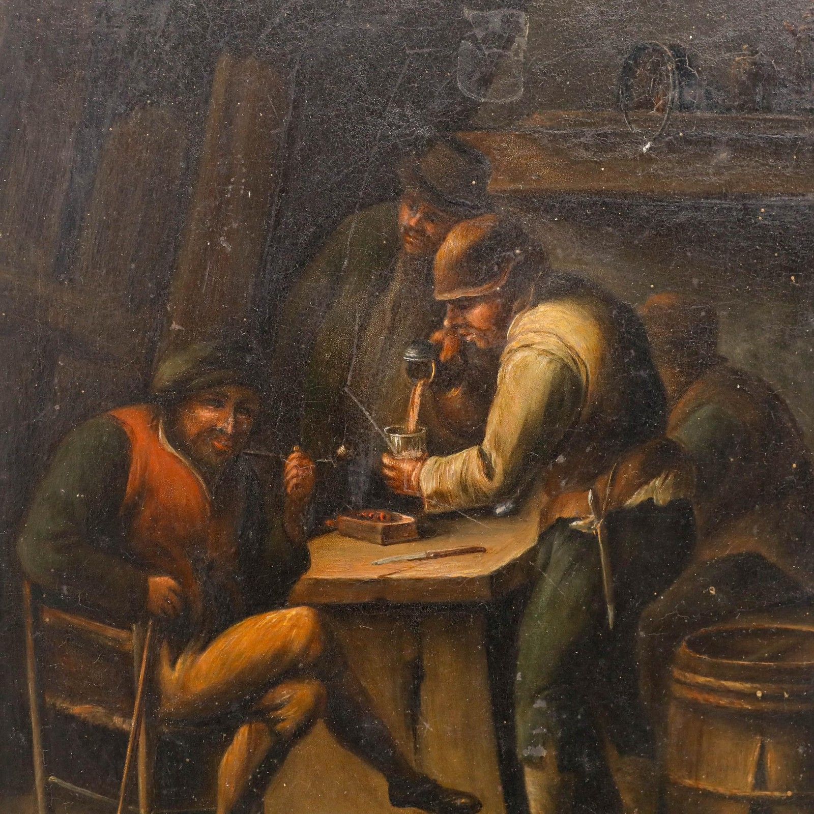 Manner Of David Teniers The Younger 1856 Oil, The Tavern photo Art