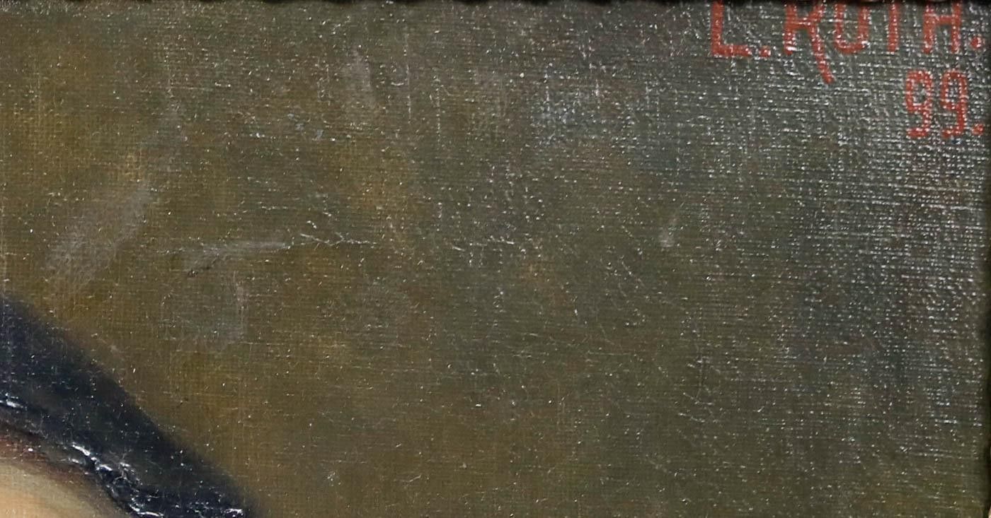 L. Roth  1899 Oil, Portrait Of A Widow photo vinterior