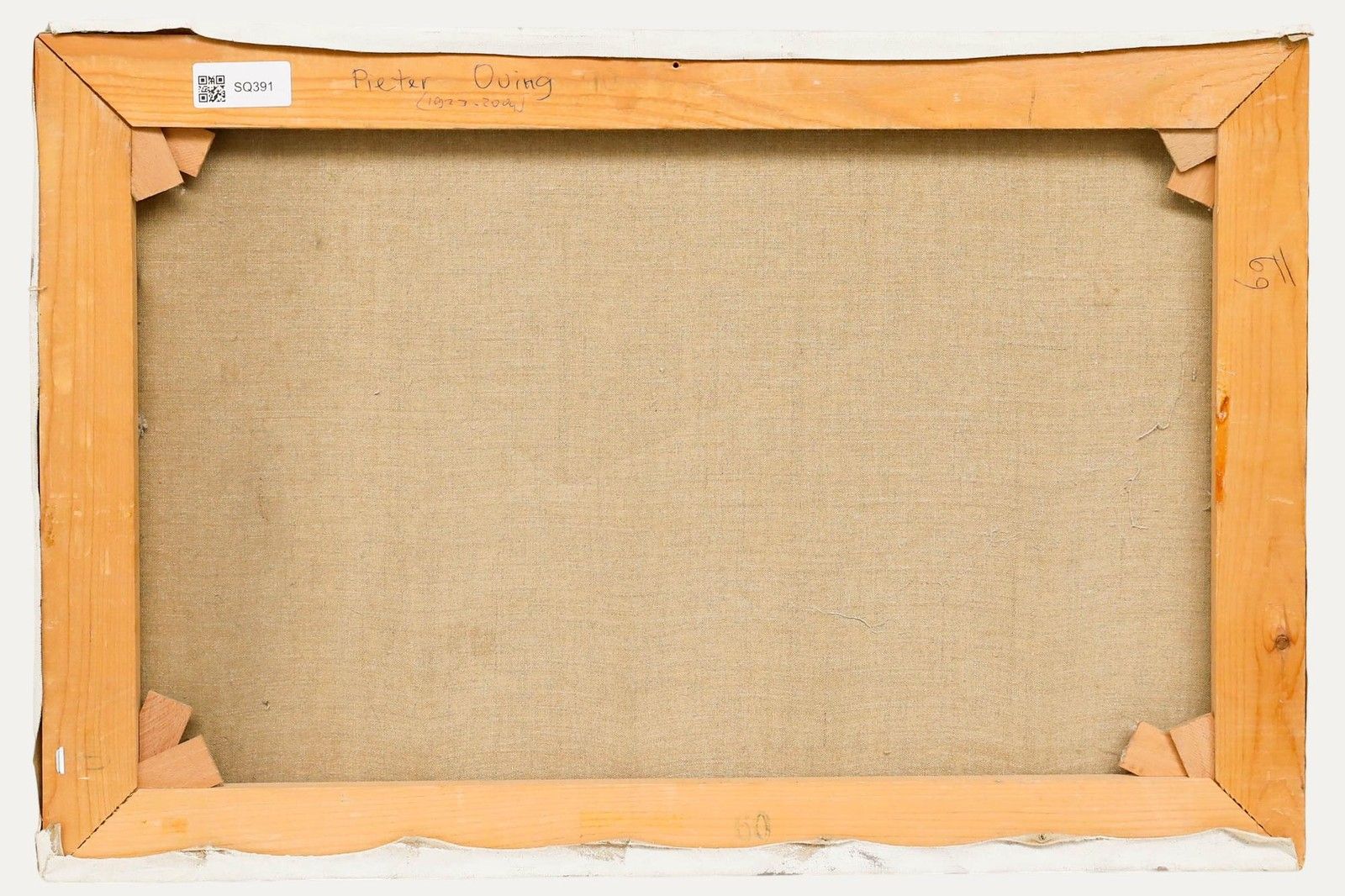 Pieter Oving (1923 2004) Framed 20th Century Oil, French Hills photo for sale