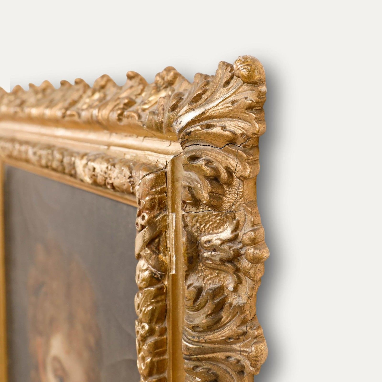 Fine 19th Century Oil Portrait Of A Girl With Golden Curls photo 550.0