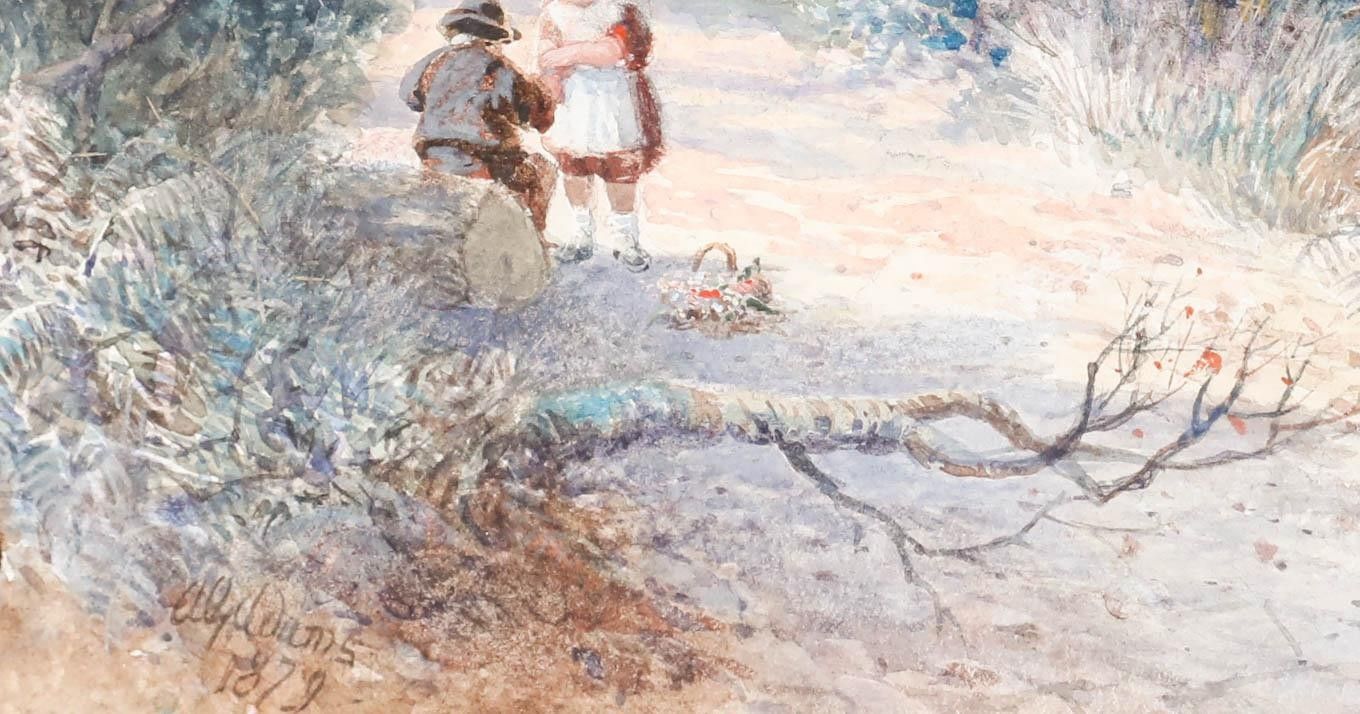 Albert George Adams (Fl. 1854 1887) Mid 19th Century Watercolour, Glynn Valley photo vinterior