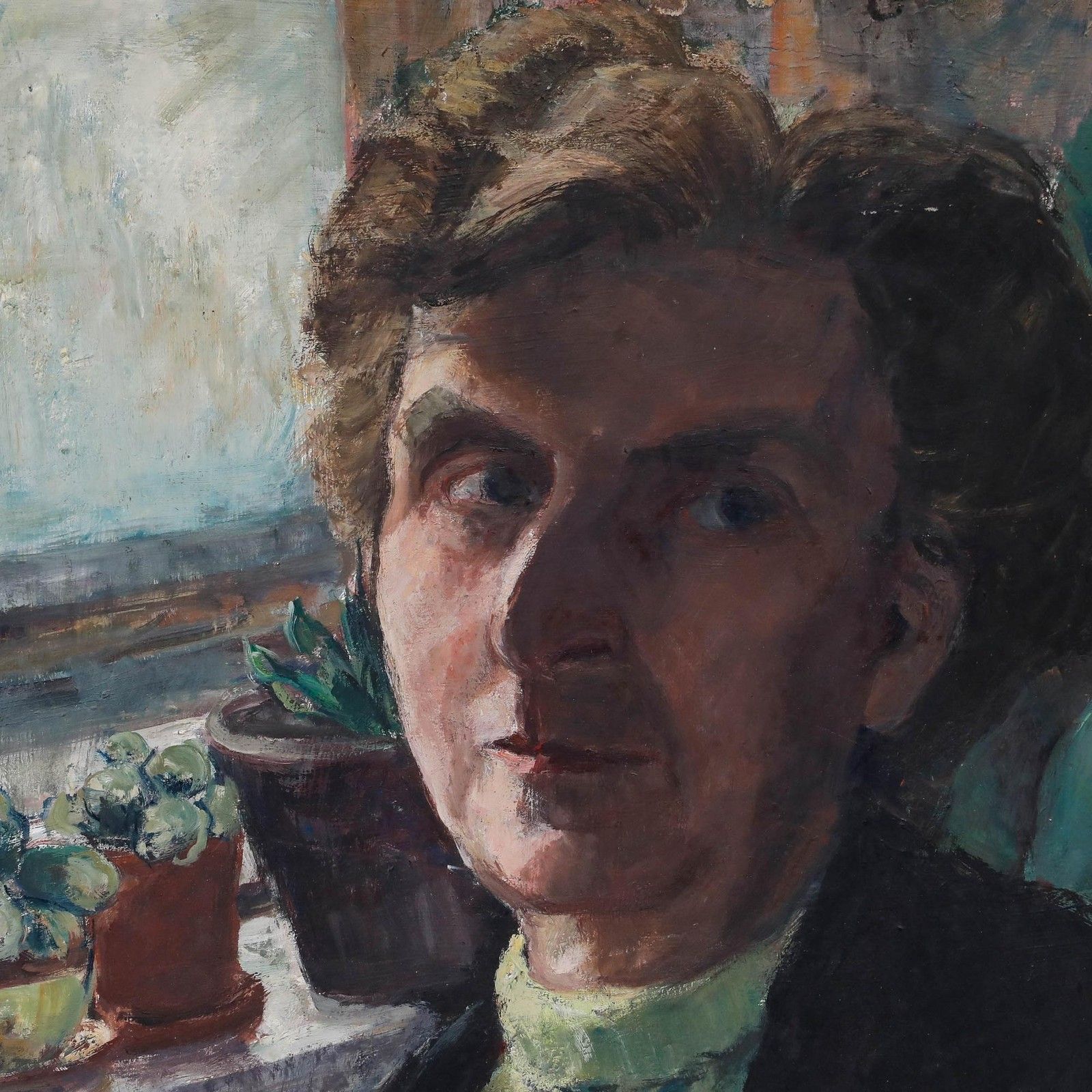 Susi Zimmermann (B.1883) Early 20th Century Oil, Artist's Self Portrait photo 550.0