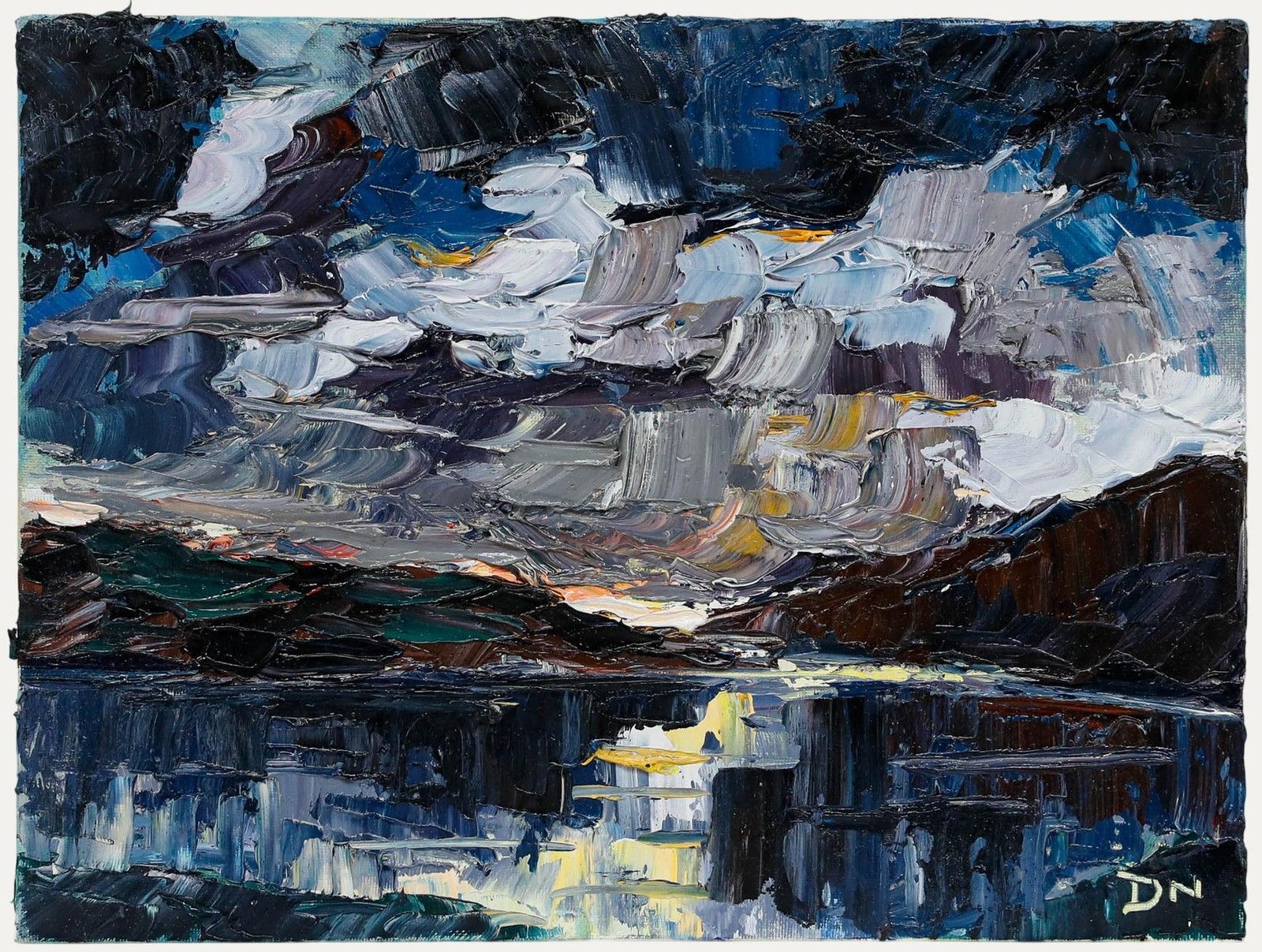 Daniel Nichols Contemporary Oil, Loch Harport