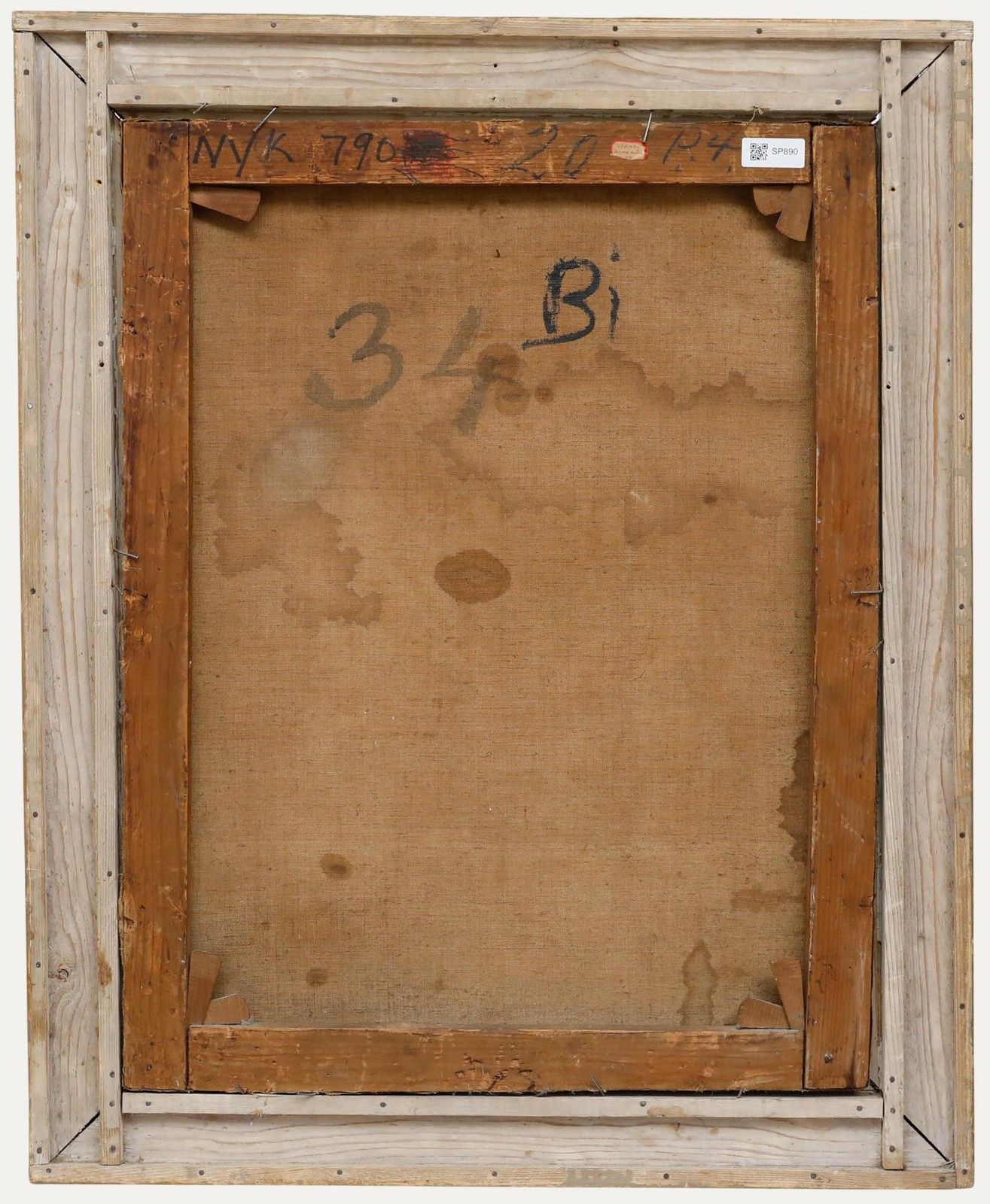 R. Waring German School 1737 Oil, The First Sword photo for sale